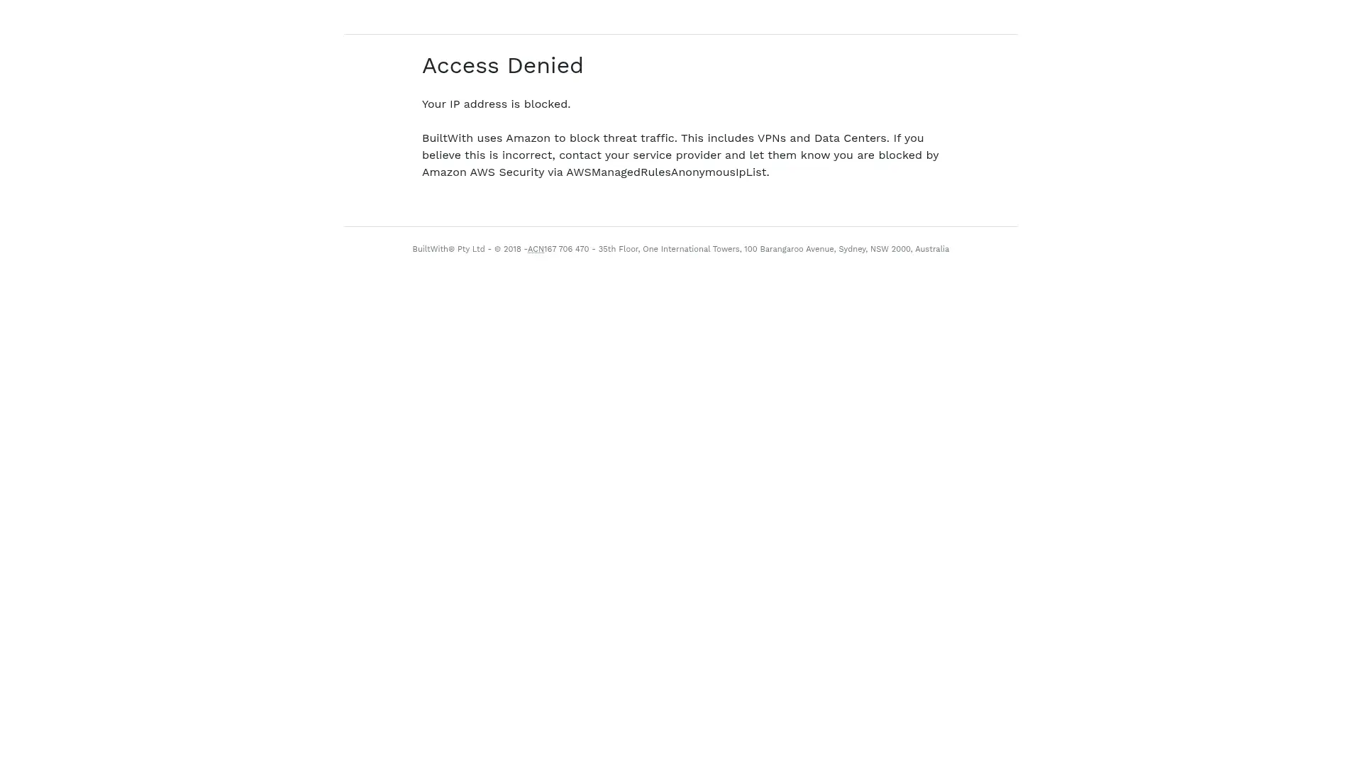 BuiltWith — dApp Store
